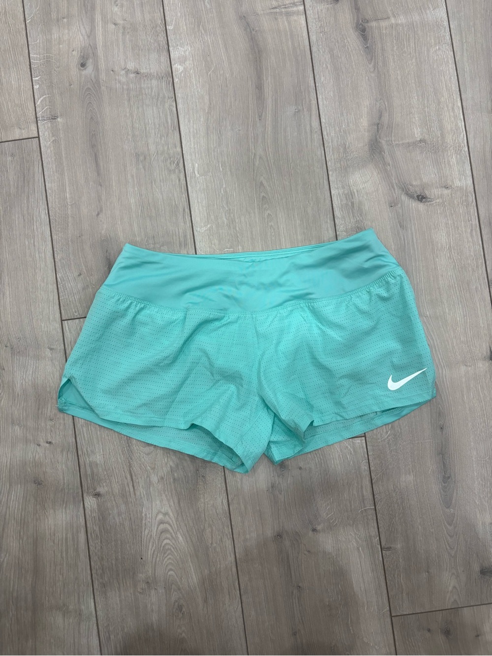 Nike Women's Aqua Turquoise Running Shorts